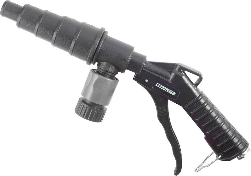 OEMTOOLS 24719 Coolant System Flush Gun, Lever-Action Coolant Flush Kit, Heater Core Flush Kit Features a Universal Nozzle, Lock-On Latch for Air Hoses - Image 1